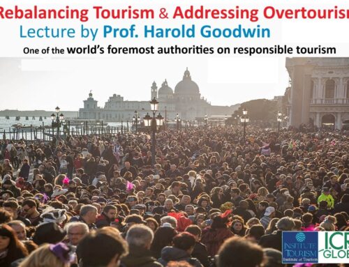 Rebalancing Tourism and Addressing Overtourism Lecture, by Prof. Harold Goodwin