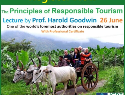 The Principles of Responsible Tourism, Lecture by Prof. Harold Goodwin, 26 June